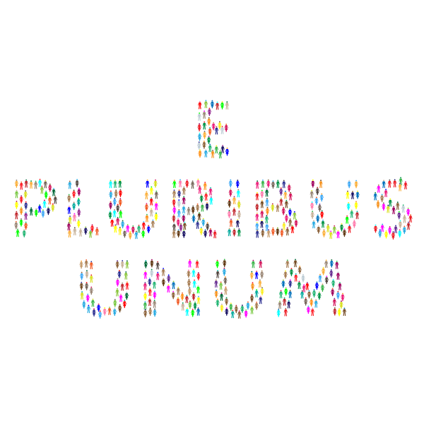 Prismatic E Pluribus Unum Is People No Background