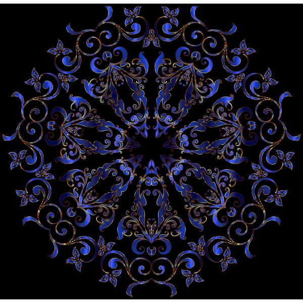 Prismatic Floral Design 12 | Free SVG