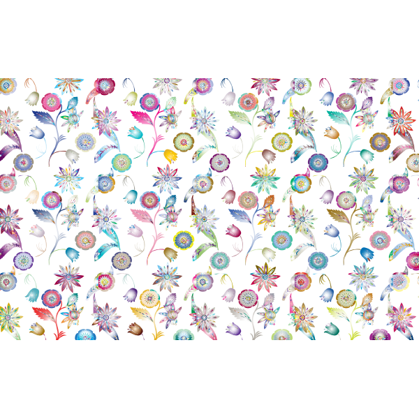 Prismatic floral design image