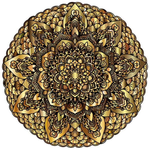 Prismatic Floral Mandala II 4
