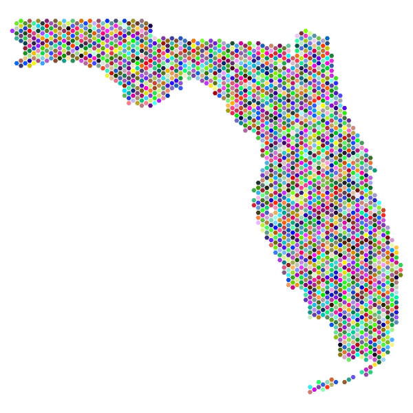 Prismatic Florida Hexagonal Mosaic