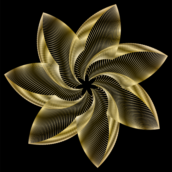 Prismatic Flower Line Art 10