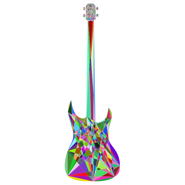 Prismatic Geometric Guitar
