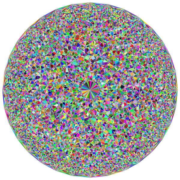 Prismatic Geometric Mandala