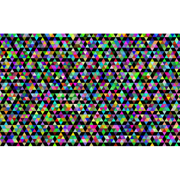 Prismatic Geometric Pattern With Background