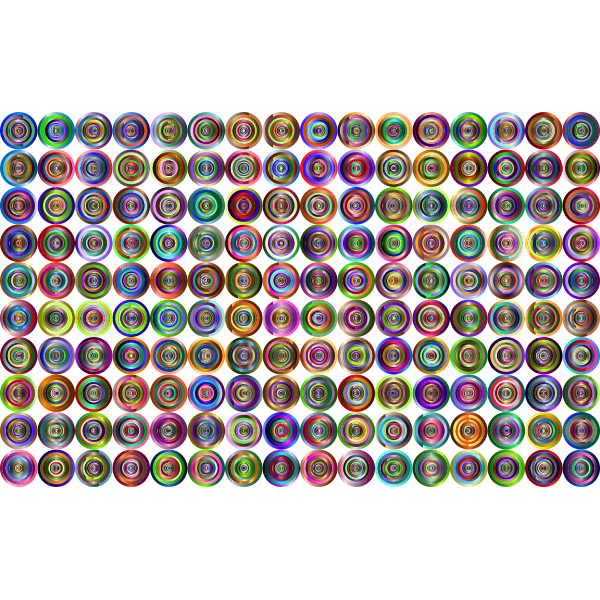 Prismatic Groovy Concentric Background 4 No Black