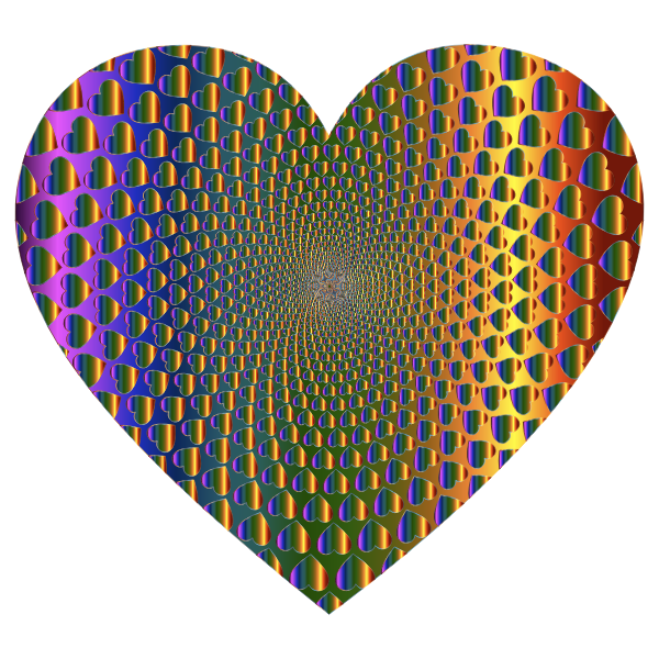 Prismatic Hearts Vortex Heart 7