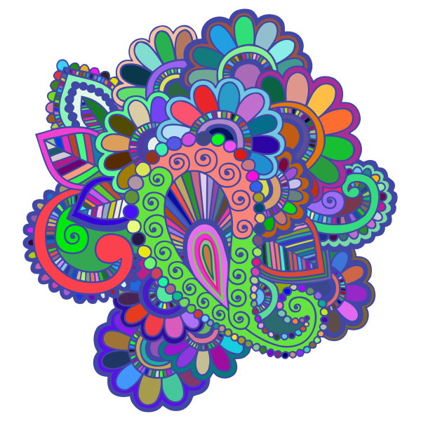 prismatic-henna-tattoo-2-free-svg