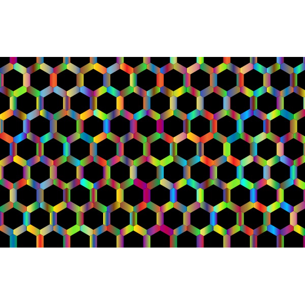 Prismatic Hexagonal Geometric Pattern 3