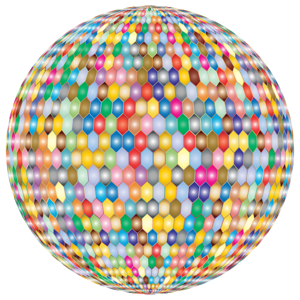 Prismatic Hexagonal Grid Sphere Variation 2 2