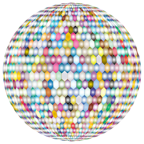 Prismatic Hexagonal Grid Sphere Variation 2 3