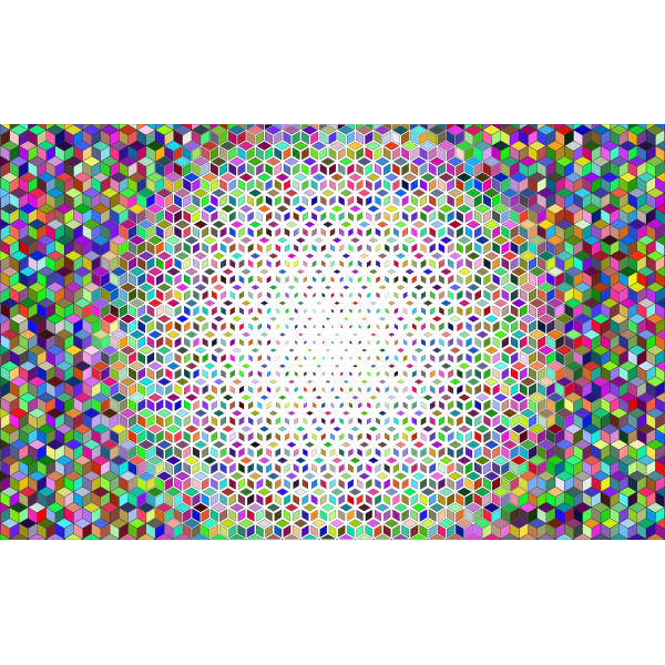 Prismatic Isometric Cubes Background