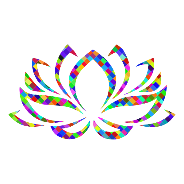 Prismatic Lotus Flower