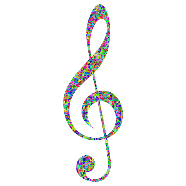 Prismatic Low Poly Clef High Detail