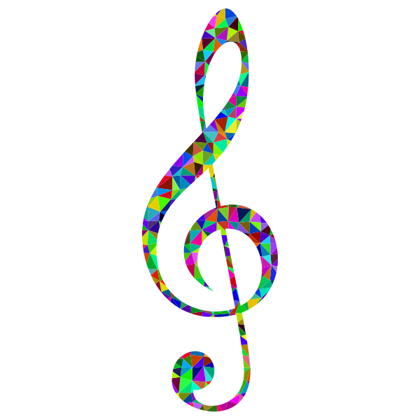 Prismatic Low Poly Clef