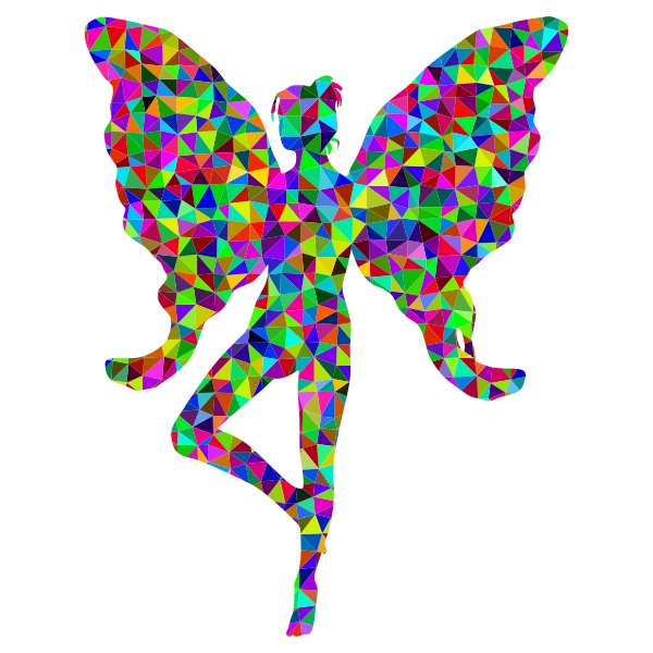 Prismatic Low Poly Faery
