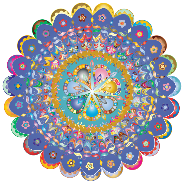 Prismatic Mandala Design