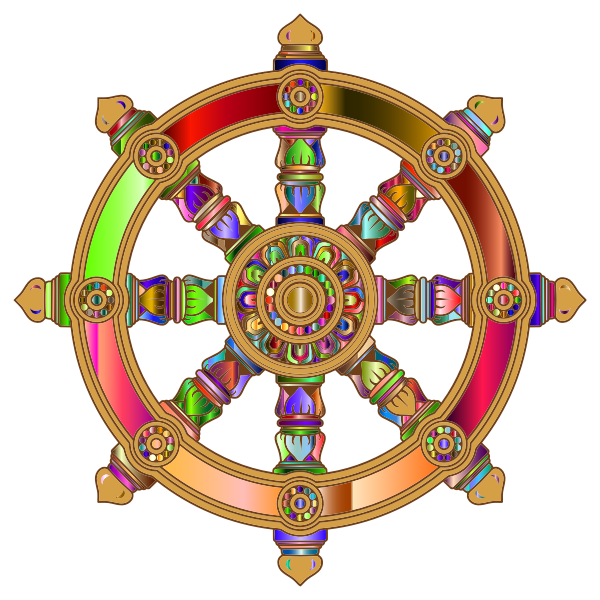 Prismatic dharma wheel