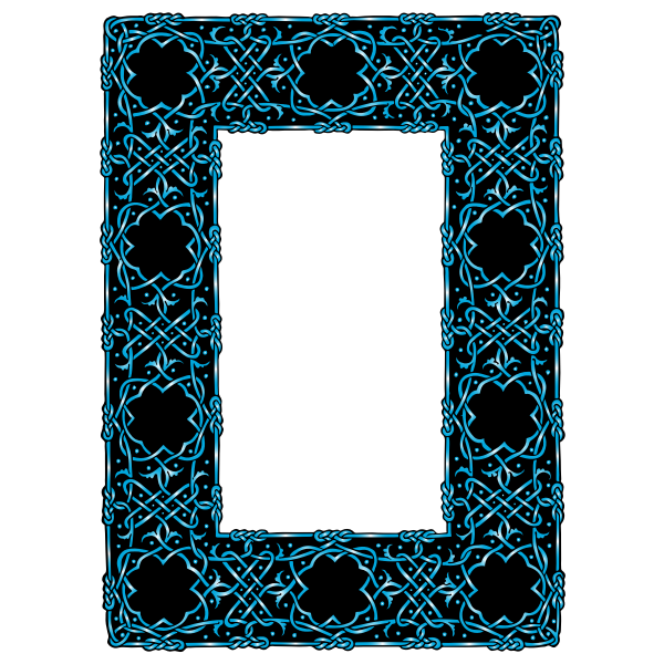 Prismatic Ornate Geometric Frame