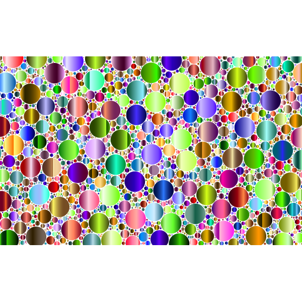 Prismatic Packed Circles 8 No Background