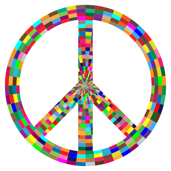 Prismatic Peace Sign