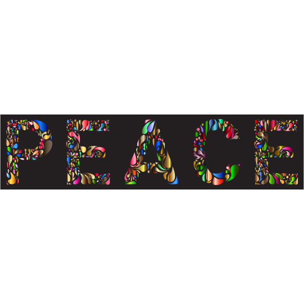 Prismatic Peace Typography 4