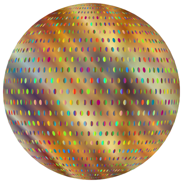 Prismatic Polka Dots Mark II Sphere 2
