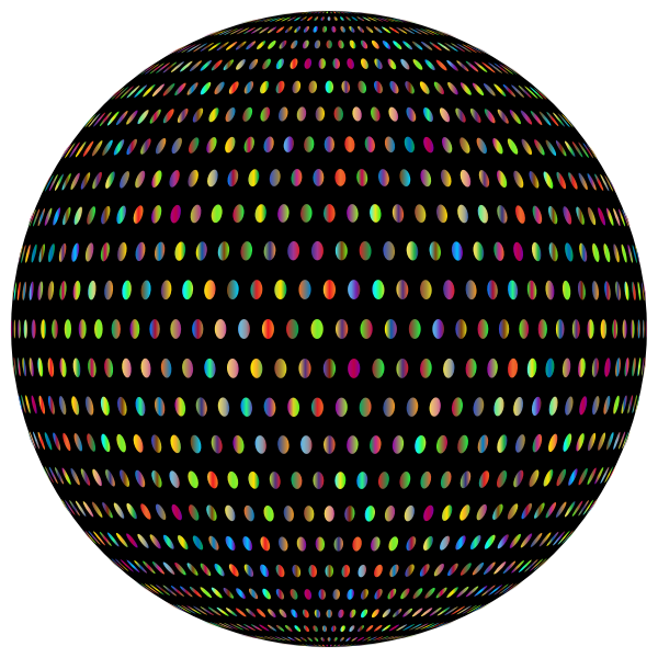 Prismatic Polka Dots Mark II Sphere