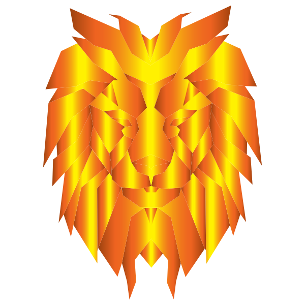 Prismatic Polygonal Lion Face 3
