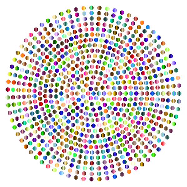 Prismatic Radial Dots 7