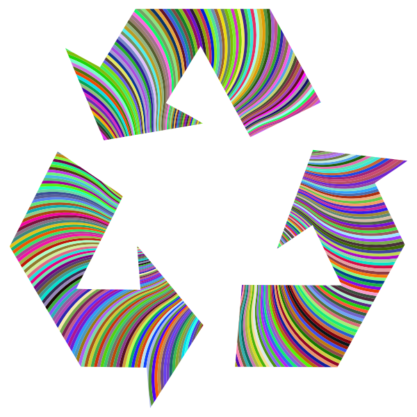 Prismatic Recycling Symbol