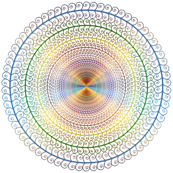 Prismatic Spiral Tree Circle 2 No Background
