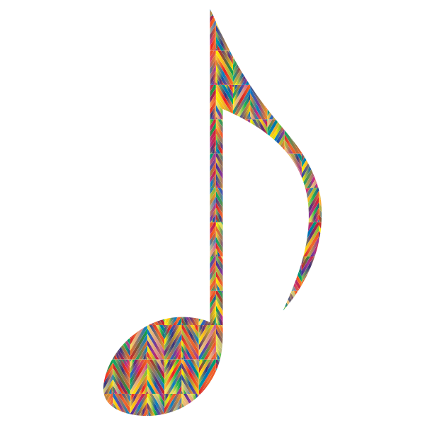 Prismatic Strips Musical Note 2