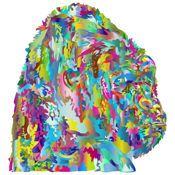 Prismatic Stylized Gorilla