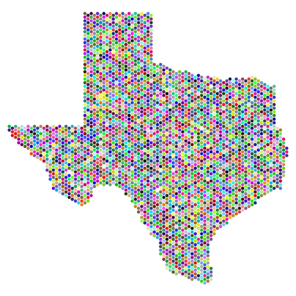Prismatic Texas Hexagonal Mosaic