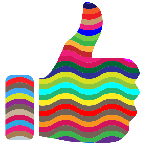 Prismatic Thumbs Up