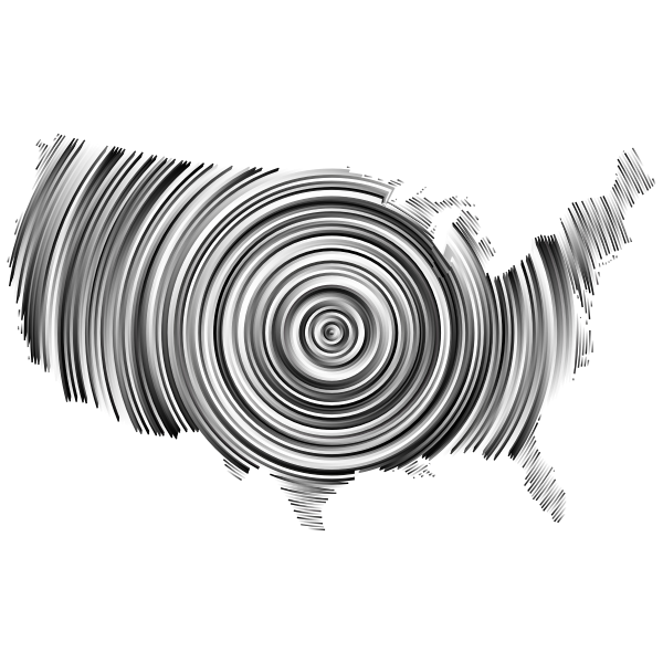Prismatic United States Concentric Circles 3