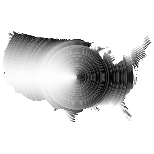 Prismatic United States Concentric Circles 4