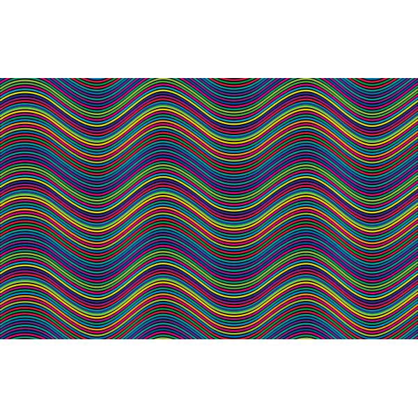 Prismatic Waves Background