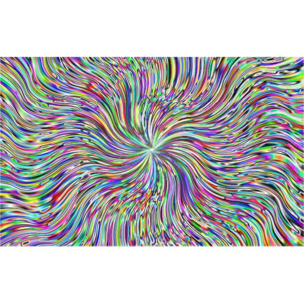 Prismatic Waves Starburst Psychedelic