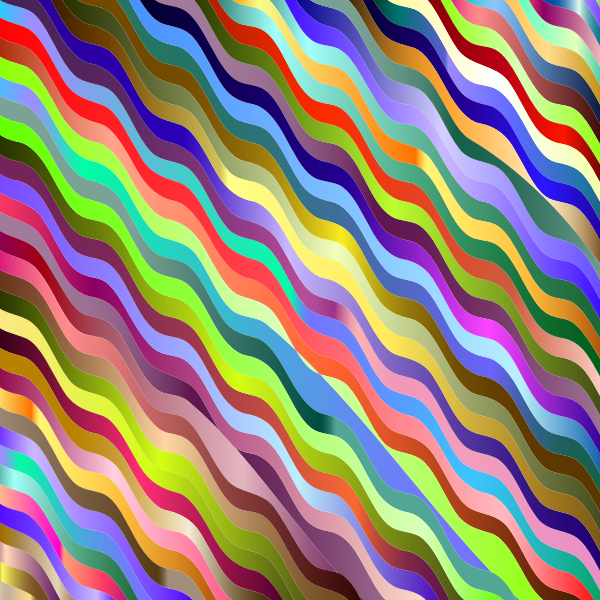Prismatic Wavy Stripes