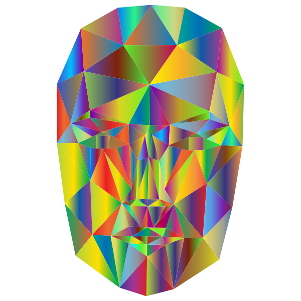Prismatic Wireframe Head 2