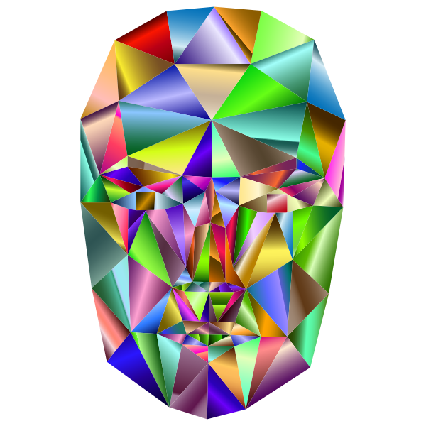 Prismatic Wireframe Head 4