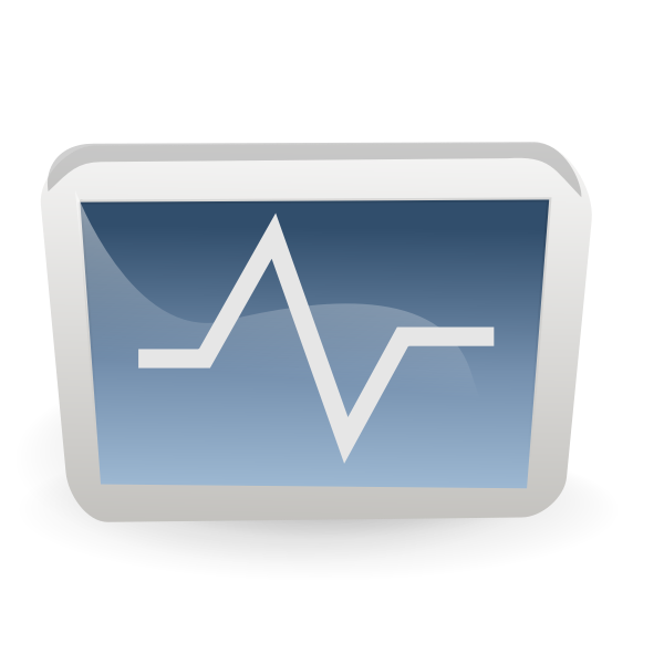 Heart monitor icon vector illustration