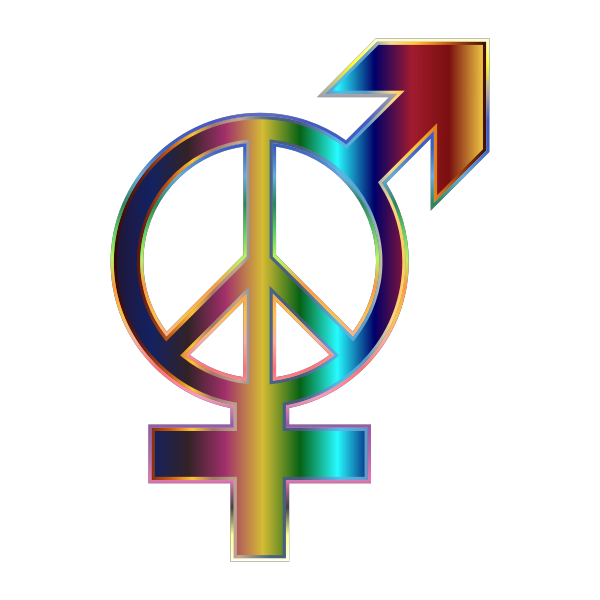 Psychedelic Gender Peace No Background