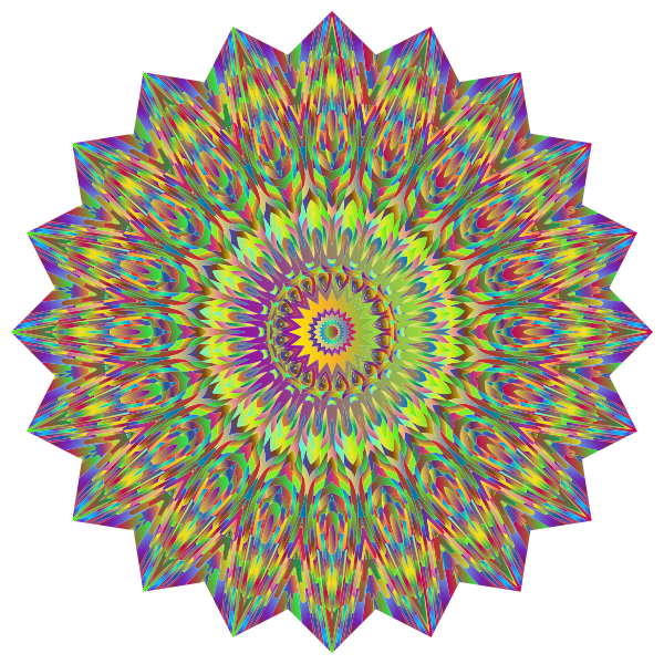 Psychedelic Sun | Free SVG