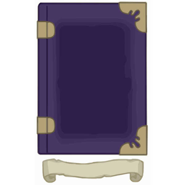 Purple Gold Tome template