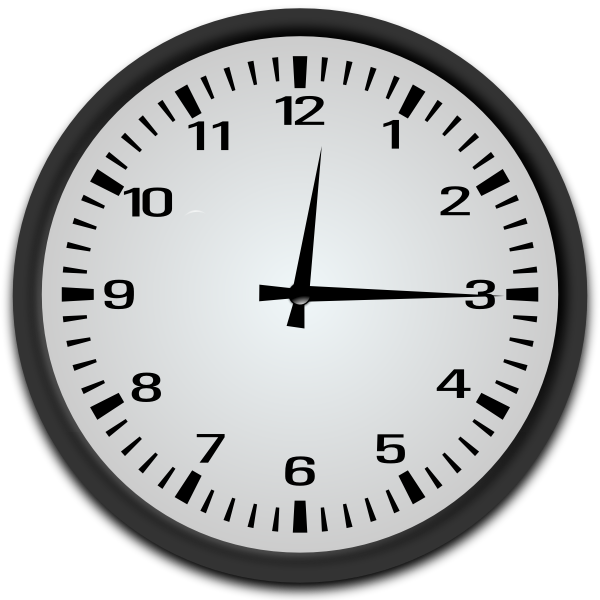 6 O Clock Free SVG 6-o-clock-free-svg