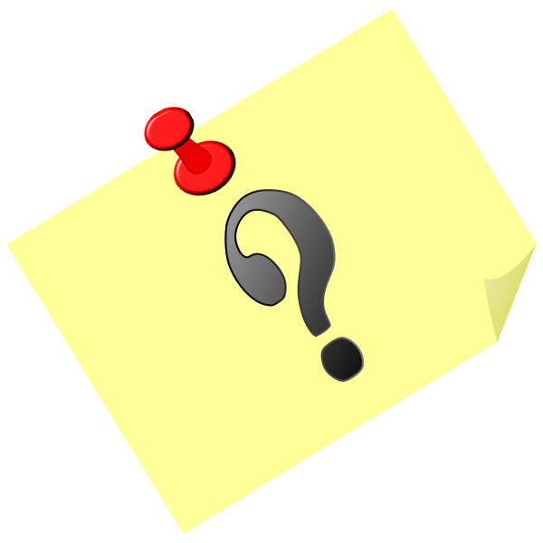 Question mark vector image