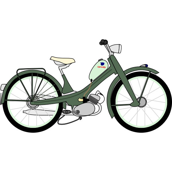 NSU Quickly N vector drawing